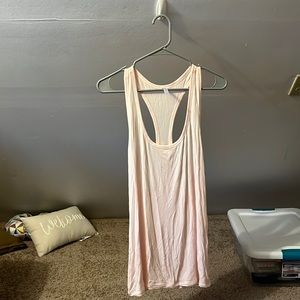 fabletics light pink racerback tank